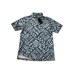 Bad Birdie Mazed & Confused Golf Polo Top Blue ( S )